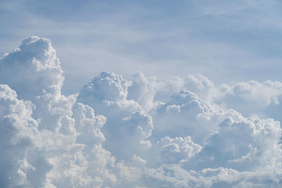 Low angle view of clouds in sky