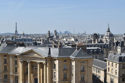 View of buildings in city