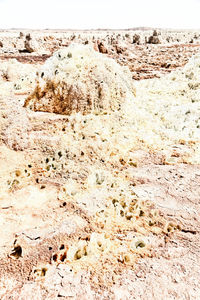 Rock formations in desert