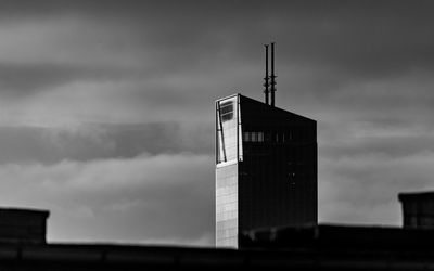 Low angle view of building against sky