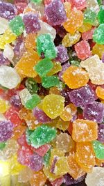 Full frame shot of multi colored candies