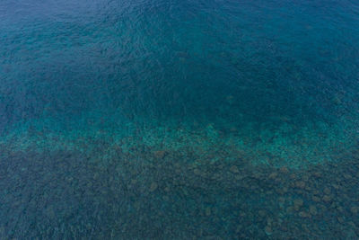 Full frame shot of blue sea