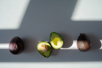 Close-up of fruits on table