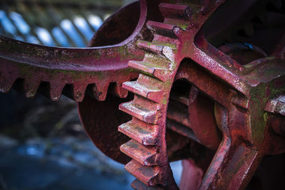 Close-up of rusty metal