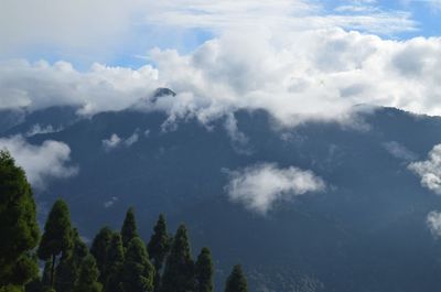 Low angle view of clouds in sky