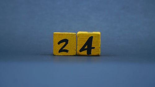 Close-up of toy blocks on white background