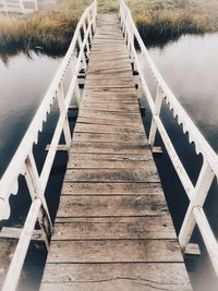 Pier over lake