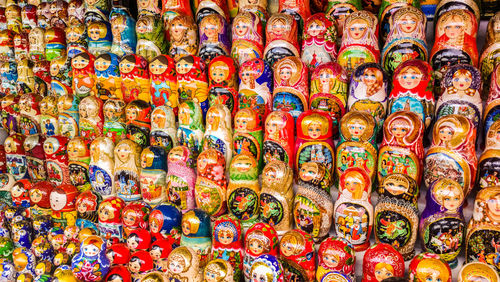 Full frame shot of colorful balls