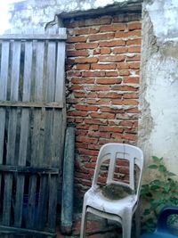 Close-up of brick wall