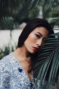 Portrait of a beautiful young woman