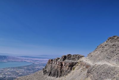 Timpanogos hiking trail landscape views in uinta wasatch cache national forest utah