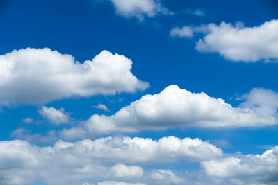 Low angle view of clouds in sky