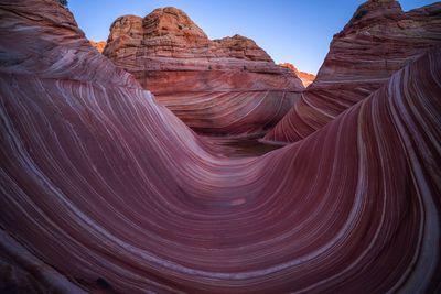 Scenic view of the wave