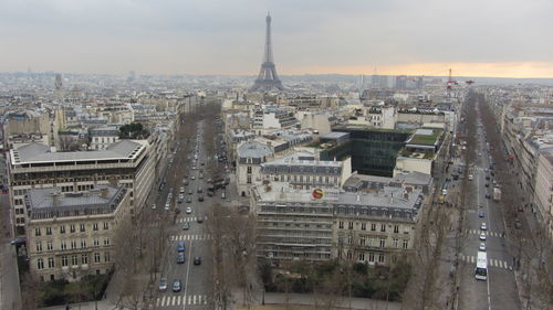 Aerial view of city