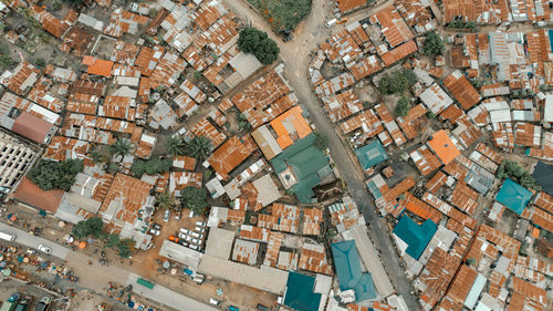 Aerial view of the industrial area in dar es salaam