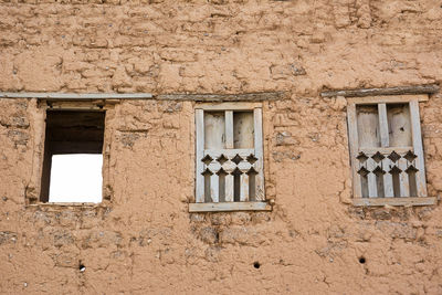 Low angle view of old building