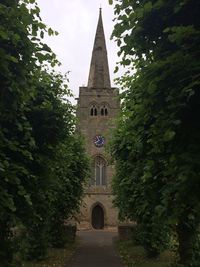 Low angle view of cathedral against sky