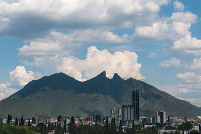 Panoramic view of buildings in city