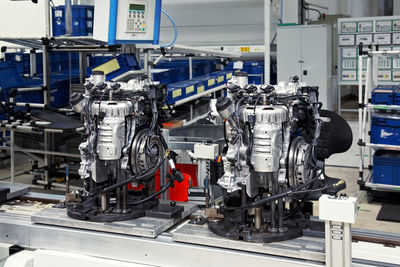 View of machine in factory