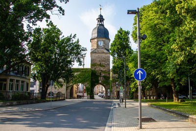 Coburg, germany, july 17, 2021. germany, gateway to the city of coburg.