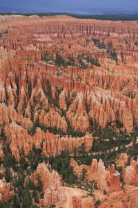 High angle view of canyon