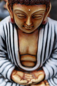 Close-up of buddha statue