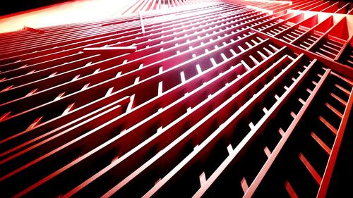 Close-up of red lights