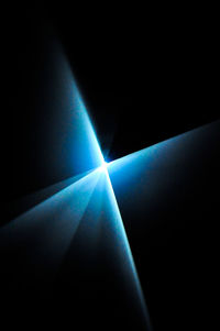 Close-up of illuminated blue background