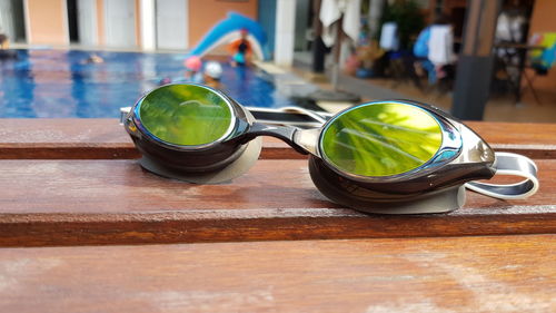 Close-up of drink on table