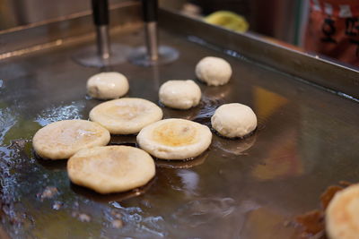 Close-up of food in kitchen