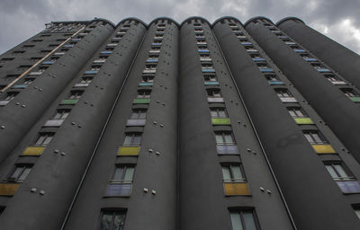 Low angle view of buildings against sky