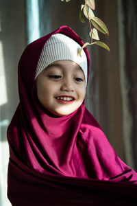 Portrait of a smiling girl