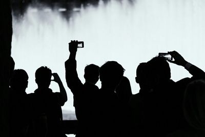 Close-up of woman against sky