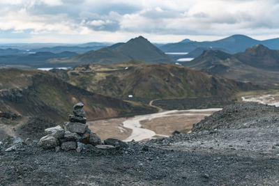 Laugavegur cairn