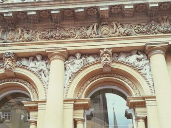 Low angle view of historical building