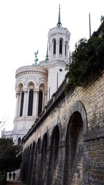 Low angle view of cathedral against clear sky