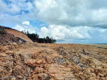 Scenic view of landscape against sky