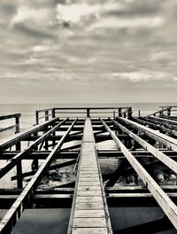 Close-up of sea against sky