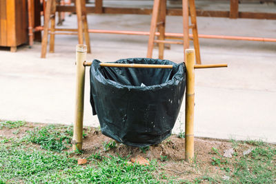 Chair in yard