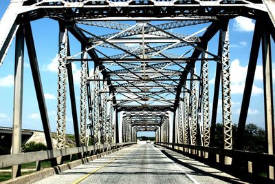 Footbridge leading to bridge