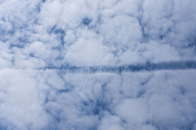 Low angle view of clouds in sky