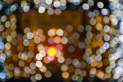 Full frame shot of colorful lights