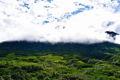 Scenic view of landscape against sky