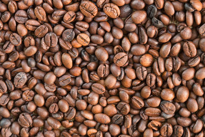 Full frame shot of coffee beans