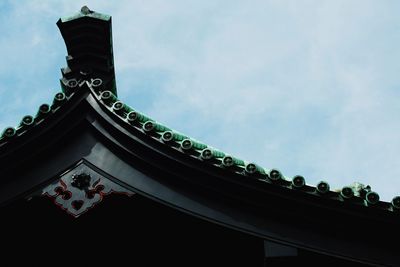 Low angle view of building against sky