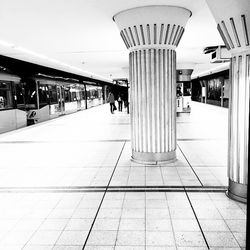 Interior of shopping mall