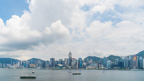 Hong kong island skyline.