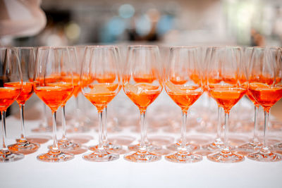 Close-up of drink on table