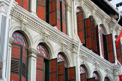 Low angle view of historical building