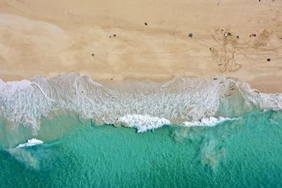 Aerial view of sea